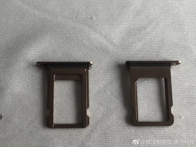 新iPhone XS多彩sim卡槽曝光