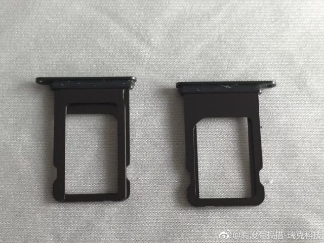 新iPhone XS多彩sim卡槽曝光