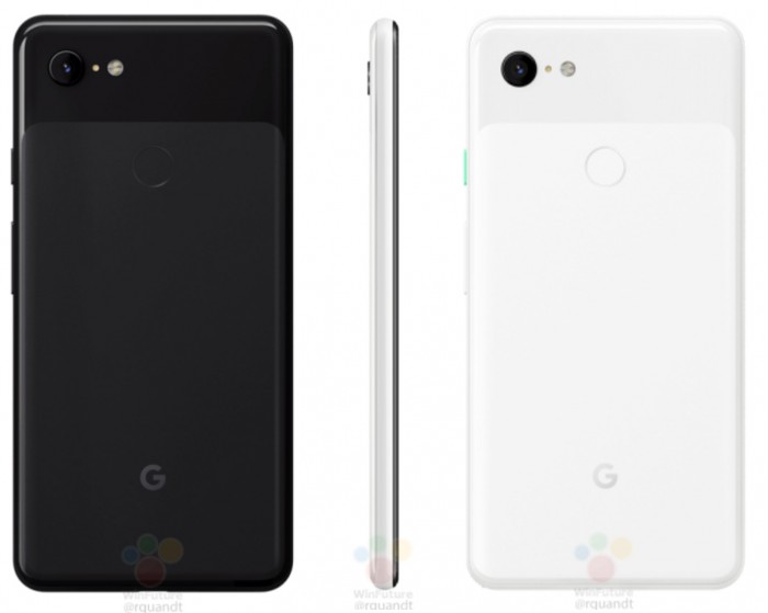 爆料大神Evan Blass再释Pixel 3和Pixel 3 XL的高清渲染图