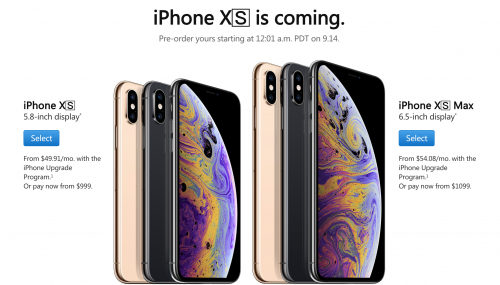 双卡版iPhoneXS系列 港版售价最实惠