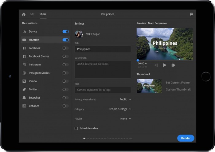 Adobe宣布将于2019年推出适用于iPad的Photoshop