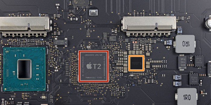 想修iMac Pro和新MBP只能找苹果 因为T2芯片