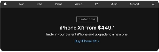 苹果被逼急了？iPhone XR开始以旧换新策略 促销力度罕见