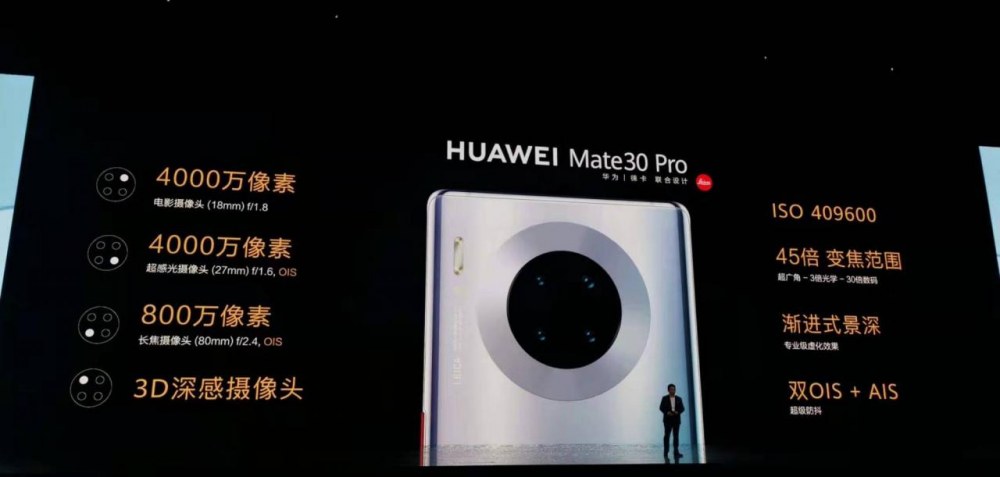 余承东：华为第二代5G手机Mate30系列 全面干翻苹果