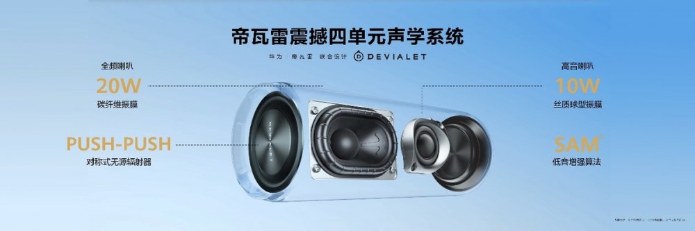 华为发布首款便携智能音箱Sound Joy：帝瓦雷音效，26小时长续航