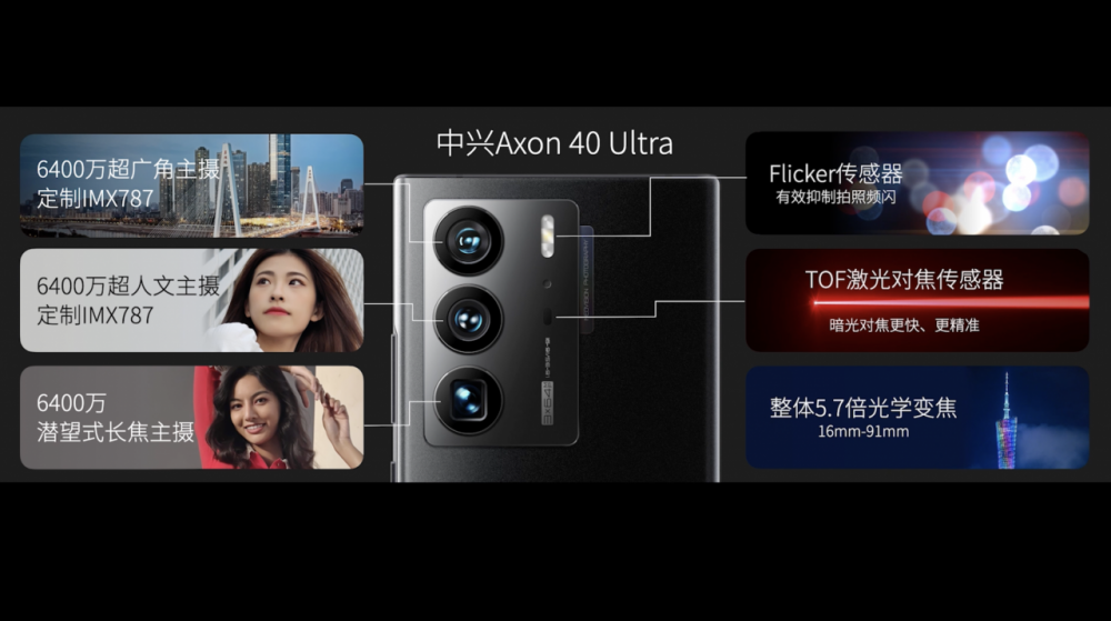 科技头条带你速览新一代屏下摄像头旗舰中兴Axon40 Ultra